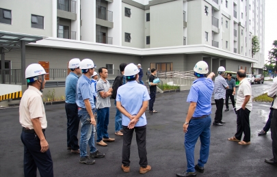 WEST SKY 4: HOÀN THIỆN CHẤT LƯỢNG, ĐOÀN KIỂM TRA SỞ XÂY DỰNG TP. HUẾ KIỂM TRA CÔNG TÁC NGHIỆM THU HOÀN THÀNH